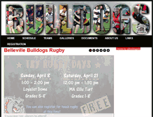 Tablet Screenshot of bulldogsrugby.com